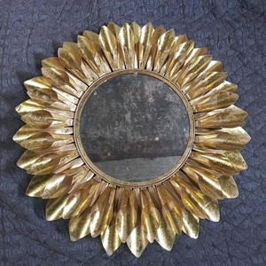 Timeless Elegance Modern Hammered Vintage Mirror with Rustic <b>Charm</b> Artisan Craftsmanship Distinctive Art Deco Round Decorative - Product Image 5