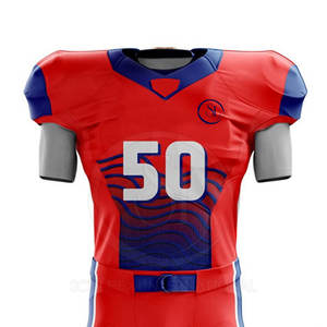 Nouveau style de maillot de football américain pour adultes, uniforme 2025, dernier design, haute qualité, 100% polyester, léger, respirant, taille plus - Product Image 3