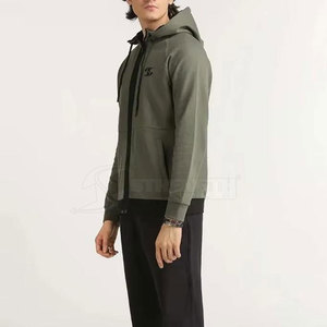 Sweats à capuche zippés au meilleur prix, fabriqués au Pakistan, avec un MOQ faible, meilleurs modèles de sweats à capuche zippés pour hommes - Product Image 3