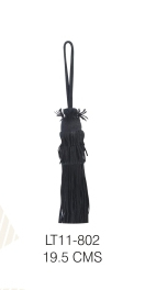 Gland en cuir porte-clés daim gland breloques glands colorés pour la décoration de la maison bricolage artisanat accessoires - Product Image 3