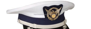 Embroidered Uniform Cap Customized <b>Hat</b>, Silver Badge Headgear, Premium Craftsmanship Pakistan - Product Image 2