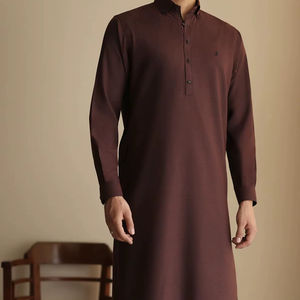 2025 New Design <b>Men's</b> <b>Shalwar</b> <b>Kameez</b> High Quality Custom Embroidered Casual Wear Top Seller for Muslims - Product Image 1
