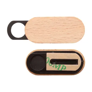 Cache-webcam en bois personnalisable WooCam – Produit artisanal unique - Product Image 1