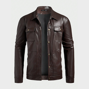 OEM Factory Price Men's <b>Leather</b> <b>Jackets</b> Genuine <b>Leather</b> Fashion Streetwear Coat <b>Leather</b> <b>Jackets</b> for Me - Product Image 1