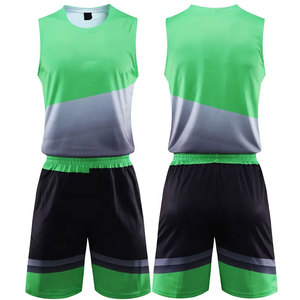 Uniforme de basket-ball en polyester 100% à séchage rapide respirant unisexe personnalisé ensembles de sport pour adultes avec numéros supérieurs - Product Image 3