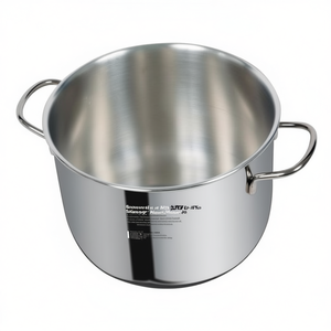 Metalsomma - Marmite à soupe et à bouillon en acier inoxydable de 18 cm avec finition chromée polie 152 PLUS - Qualité supérieure pour les essentiels de cuisine - Product Image 2