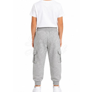 Pantalon de jogging pour garçons, haute qualité, 100% coton lavé, respirant, léger, coupe confortable, idéal pour l'école et les tenues décontractées - Product Image 4