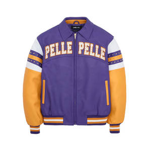 Chaqueta de cuero para hombre de corte regular con gran personalidad, entrega rápida, precio con descuento, chaqueta de cuero con diseño de logotipo personalizado de peso pesado - Product Image 1