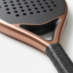 Raquette de padel en fibre de carbone, légère, en graphite, avec noyau en EVA, cadre durable, surface texturée, poignée ergonomique pour un contrôle optimal. - Product Image 3