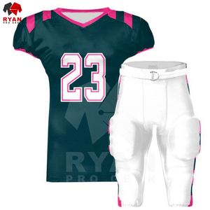 Nouveauté, uniforme de football américain unisexe, manches courtes, séchage rapide, respirant, haute qualité, adulte, 100% polyester, personnalisable - Product Image 4