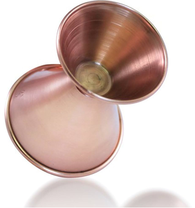 100% verre de vin en cuivre véritable pièce extra premium jigger en cuivre pur fabricant indien prix le plus bas - Product Image 4