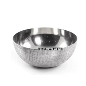 Bol à chocolat en métal argenté de qualité de luxe Vaisselle écologique pour les mariages Bol de service Bonbons sucrés et plateaux - Product Image 2