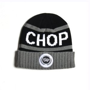 Gorros de invierno de marca privada, gorro de calavera acrílico de punto Unisex con logotipo, gorros a granel personalizados para gorros al por mayor - Product Image 1