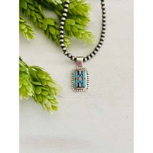 Pendentif en pierres de galets du sud-ouest avec pierres multiples et argent sterling, pendentifs et breloques raffinés - Product Image 1