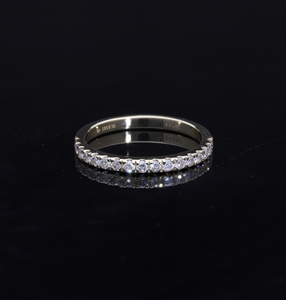 สายเพชรซ้อนกันได้สีทอง14K ที่มีเพชร0.23CTW กลมเป็นธรรมชาติในการตั้งค่าที่ละเอียดอ่อนเพื่อความสง่างามเหนือกาลเวลา - Product Image 1