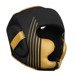 Protector de Cabeza de Boxeo de Buena Calidad, Color Negro y Dorado, Transpirable, para Competencia de Muay Thai, para Hombre y Mujer - Product Image 2