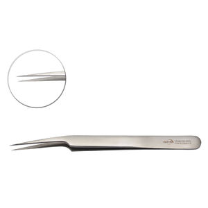 Pince à cils professionnelle personnalisée avec embouts en fibre pour volume, marque privée, en acier inoxydable, outil de beauté durable et réutilisable - Product Image 1