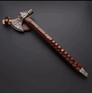 ขวานขวานดามัสกัสโทมาฮอว์กแฮนด์เมดสำหรับขวานกลางแจ้ง - Product Image 5