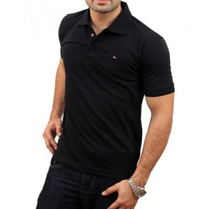 Polo homme à manches courtes, col contrastant, épaules tombantes, nouveau design OEM, respirant, séchage rapide, polo décontracté pour homme, golf. - Product Image 1
