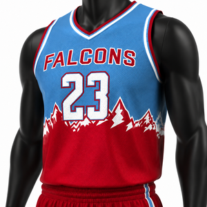 Conjunto de Camisetas de Baloncesto Personalizadas para Hombre, Sublimadas, Cuello en V, Sin Mangas, Transpirables, Uniformes de Equipo con Número 23 y Nombre en la Espalda - Product Image 6