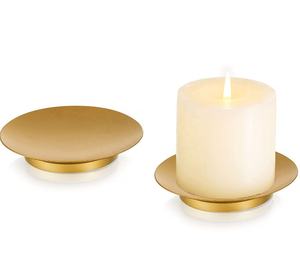 Soporte de vela de Metal duradero de diseño clásico, superficie lisa para sujeción votiva o bandeja de velas perfumadas, decoración de iluminación perfecta - Product Image 5