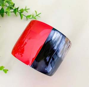 กำไลข้อมือทำด้วยมือที่มีพื้นผิวธรรมชาติสำหรับสไตล์โบโฮและชนบทที่ไม่ซ้ำกันโดยงานฝีมือช่างฝีมือ - Product Image 6