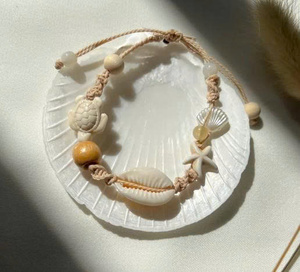 Seashell <b>Bracelet</b> Vietnam Handmade Handcrafted Summer Jewelry Elegant Gift for Her - Product Image 4