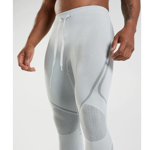 Leggings de sport personnalisés, collants de base, sensation seconde peau, taille élastique, leggings de yoga, pantalons de yoga pour hommes - Product Image 6