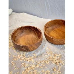 ชามไม้อะคาเซียเป็นมิตรต่อสิ่งแวดล้อมสำหรับใช้ในห้องครัวและรับประทานอาหาร - Product Image 4