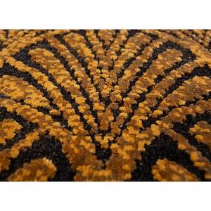 Alfombras Anudadas a Mano de Lana y Seda de Bambú con Patrón Geométrico Azalea para Decoración de Sala de Estar, Disponibles en Gris Negro-LRB(1686) - Product Image 3