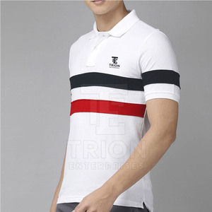 Polo homme de qualité supérieure, en coton respirant, décontracté, avec logo personnalisé, polo d'été en vente - Product Image 2