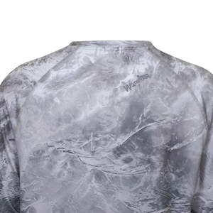 Chemises de pêche en tissu polyester avec impression par sublimation personnalisée, concevez votre propre logo personnalisé, manches longues, performance UPF 35 - Product Image 4