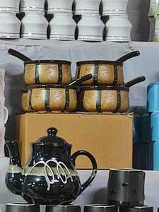 Juego de Tazas de Café Capuchino y Latte de Cerámica y Porcelana de 220cc con Esmalte de Color Profesional y Logotipo Personalizado, a Prueba de Fugas y Aptas para Lavavajillas - Product Image 4