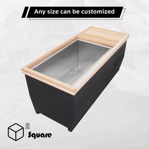 Bain de glace à immersion froide à usage commercial, filtre de refroidissement, nouvelle conception pour les centres de biohacking, retraitement naturel en plein air - Product Image 2