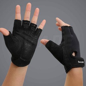Wholesale Custom Made Leather Workout <b>Weight</b> Lifting <b>Gloves</b> for Men & Women Gym Use Custom Color & Size - Product Image 3