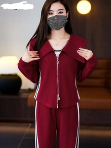 ชุดวอร์มผู้หญิงชุดกางเกงสองชิ้นเสื้อกันหนาว - Product Image 2