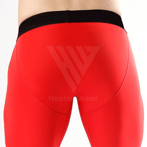 Good Quality Trending Style Custom Logo Print <b>Compression</b> <b>Shorts</b> Solid Color Outdoor Sports Activities Wear <b>Short</b> Pants Male - Product Image 6