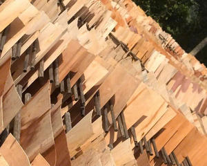 Placage naturel en bois d'eucalyptus pelé pour un design d'intérieur traditionnel pour une utilisation en cuisine coupé avec la technique rotative - Product Image 5