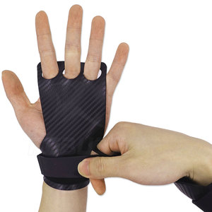 Protège-paumes antidérapantes en cuir de vachette de taille personnalisable pour l'haltérophilie et le fitness. - Product Image 5