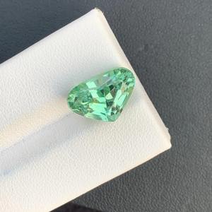 Kunzite vert rayé, taille cœur facetté, pierre précieuse en vrac d'Afghanistan pour la fabrication de bijoux - Product Image 5