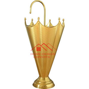 Support de parapluie de vente chaude de conception martelée en métal en laiton pour le support de parapluie d'organisateur de chambre d'hôtel à la maison - Product Image 6