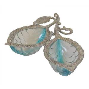 Juego de cuencos de servicio único para el hogar, cuencos de frutas y nueces para fiesta de boda, decoración, Color dorado, diseño moderno, plato de ensalada de Metal y plato - Product Image 3