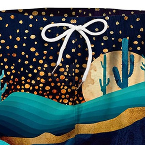 Pantalones Cortos Unisex de Sublimación Más Vendidos, Transpirables, Impermeables, de Malla de Algodón, Personalizados, de Playa, de Lona Sólida, con Cintura Elástica - Product Image 2