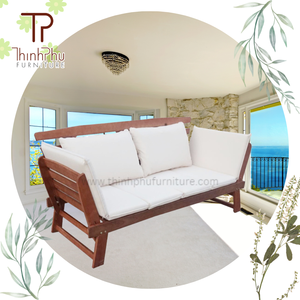 Patio trasero Balcón de lujo muebles de ratán Banco jardín conjunto al aire libre Ecológico OEM, ODM - Product Image 6
