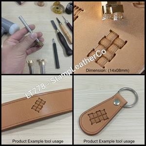 LT778ลายคลาสสิค14x08มม. (5/9 "x 5/16") ตะกร้าสานหนังสำหรับงานฝีมือ - Product Image 1