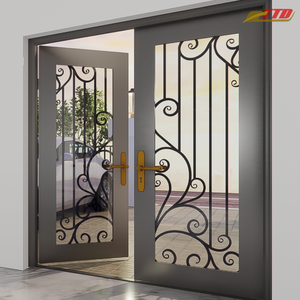 Puertas principales de hierro artesanales Seguridad de primera calidad y artesanía artística para una entrada de hogar distintiva y elegante - Product Image 2
