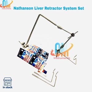 ชุดเครื่องมือถ่างอวัยวะตับผ่านกล้องผ่าตัดแบบส่องกล้อง Nathanson คุณภาพสูง ผลิตจากเหล็กกล้าผ่าตัดเกรดพรีเมียม รุ่น OMI-ENT-0042 ได้รับการรับรองมาตรฐาน ISO/CE ใช้ซ้ำได้ | - Product Image 3