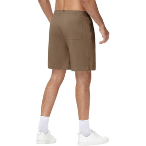 casual cotton fleece <b>shorts</b> <b>men</b> elastic waist soft fabric relaxed fit <b>lounge</b> workout summer clothing - Product Image 2