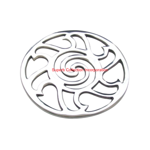 Decorative Matte Gold Butterfly Design <b>Round</b> Trivet Heat Resistant Hot Pad For Dining <b>Table</b> & Kitchen Countertop Protection - Product Image 6