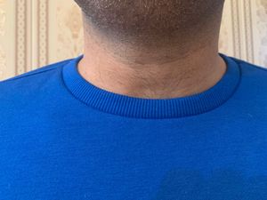 Sudadera de algodón con Logo personalizado, ropa de calle de moda, jersey de gran tamaño, cuello redondo, manga larga, Color sólido, Terry, Color blanco - Product Image 4